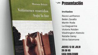 LIBRO. Volúmenes reunidos bajo la luz, un libro de poemas