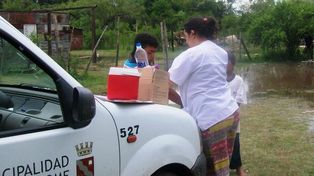 El Municipio de Santo Tomé asiste a las familias afectadas