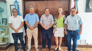 El intendente Juan Pablo Poletti recibió a los responsables del TC2000.