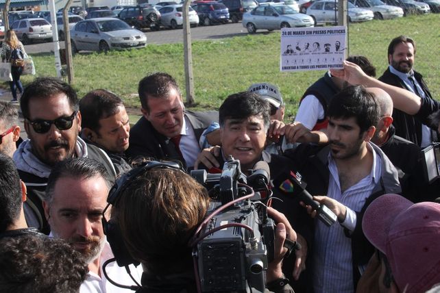 Carlos Zannini salió liberado del penal de Ezeiza