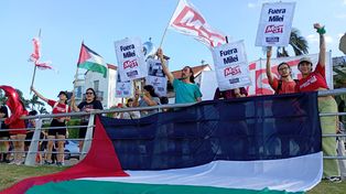 Nadia Burgos, habló de Javier Milei y de José Luis Espert. La candidata del MST reclamó a Cancillería por la liberación de los argentinos de la Flotilla Sumud&nbsp;