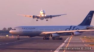 Un avión de Aerolíneas Argentinas casi provoca una tragedia en Barcelona