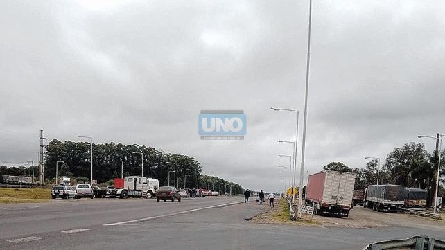 Falta de gasoil: transportistas nuevamente protestan en Entre Ríos