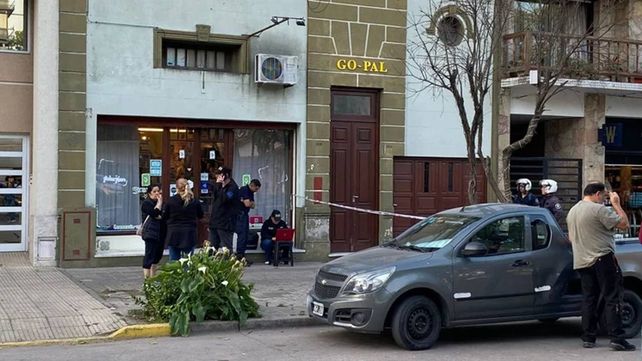 El escenario del dramático episodio ocurrido en la ciudad bonaerense de Balcarce.