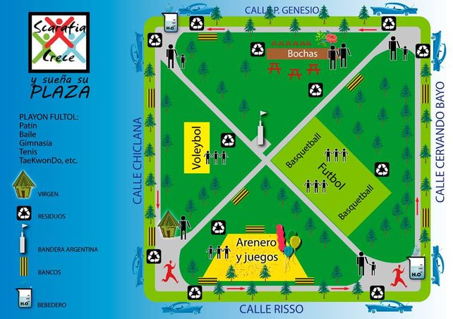 Los vecinos de Bº Scarafía insisten con el proyecto de una plaza nueva