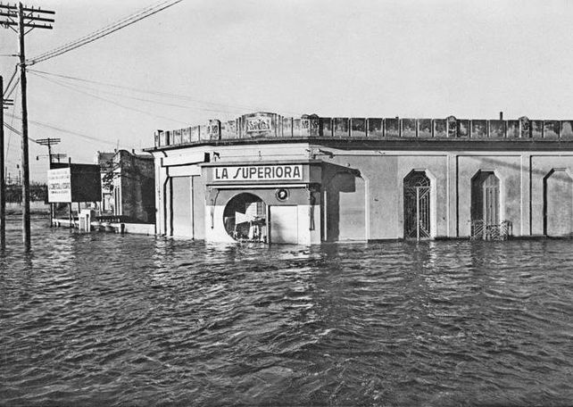 Alberdi y Portugal en la inundación de 1940