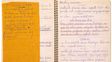 En el taller. Fragmento de un cuaderno de ejercicios de alumnos del taller de Juan Grela.