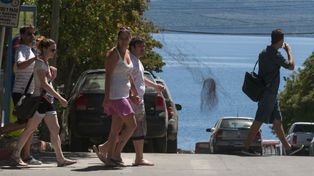 Bariloche se encuentra bajo un inusual clima caluroso