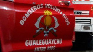 Gualeguaychú: un muerto y una mujer en estado crítico por un incendio