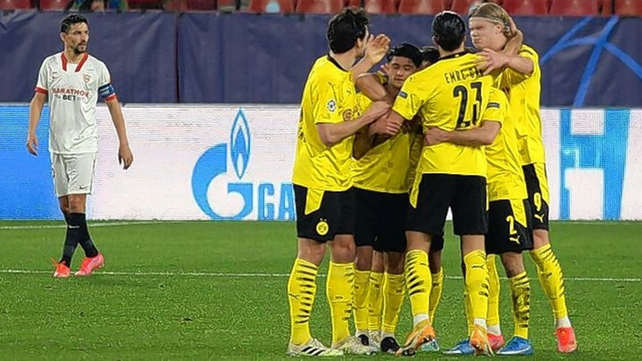 El Borussia Dortmund logró un gran triunfo ante el Sevilla por la Champions League.