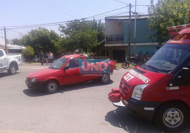 El choque en Artigas dejó una mujer herida y a muchos sin la siesta