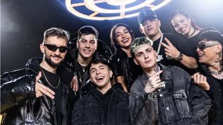 LIT killah, Duki, Emilia, Tiago PZK, FMK, Rusherking, Maria Becerra, Big One se reunieron para lanzar Los del Espacio.
