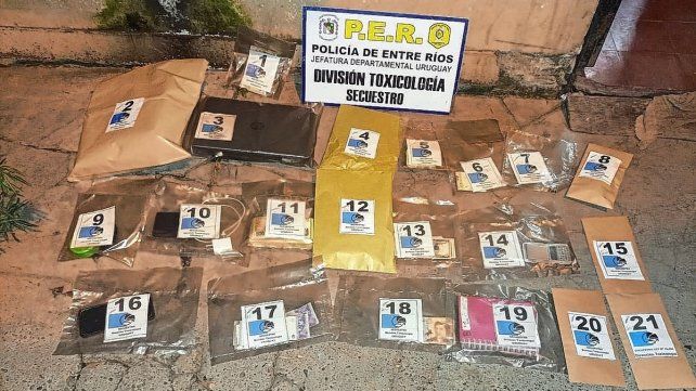 Narcomenudeo: operativos en cinco ciudades de Entre Ríos