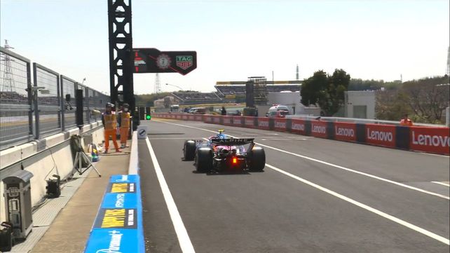 El Alpine reconstruido de Jack Doohan fue el primero que salió a pista en los FP3 del GP de Japón.