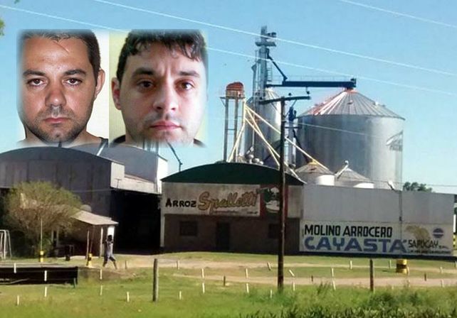 Cristian Lanatta y Víctor Schillaci cayeron en un molino arrocero tras haber tomado un rehén