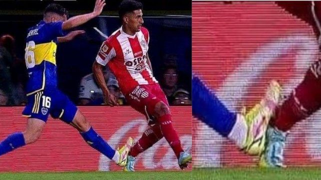 Unión: la plancha de Merentiel a Paz que el árbitro minimizó