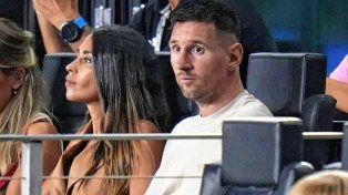 Mientras se recupera de su lesión, Lionel Messi vio desde afuera la victoria de Inter Miami por la Leagues Cup.