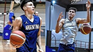Diego Collomb y Bautista Rodríguez, ambos formados en la ASB, jugarán el FIBA Américas U18 con Argentina en Tijuana.