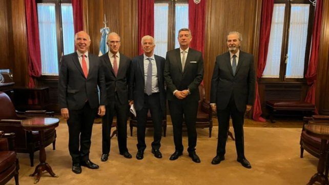 La Corte Suprema recibió al futuro ministro de Justicia
