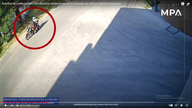 Ofrecen recompensa por los sospechosos por el crimen de Valentín Fernández. El hecho sucedió el 28 de diciembre de 2023 en barrio La Guardia.
