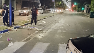 El lugar donde fue asesinado Andrés Pillín Bracamonte, jefe de la barra de Central, en Avellaneda apenas pasando Reconquista hacia el sur.