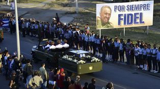 La caravana con las cenizas de Fidel llegaron al cementerio de Santiago de Cuba