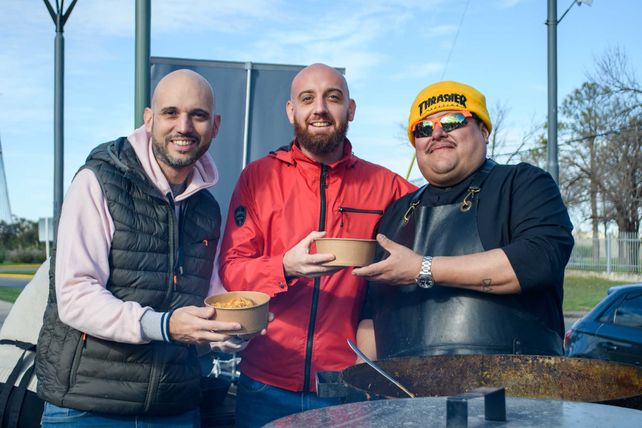 Joel Chinazzo, Luis María Zanni y Leonardo García