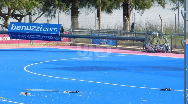 Dos clubes de la ciudad afectados por el temporal