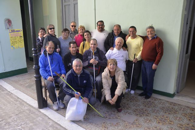 Actividades. En el Centro Amigos del Ciego desarrollan distintos proyectos de integración.