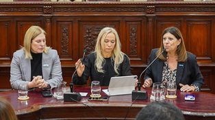 La presidenta de la Legislatura provincial Clara García.