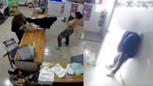 Una mujer ingreso&nbsp; arobar a un comercio, forcejeó con el dueño, quedo semidesnuda y volvió a las horas a pedir que borren las imágenes de las cámaras. La detuvieron