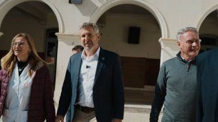 El gobernador de Entre Ríos, Rogelio Frigerio, recorrió días atrás la escuela N° 3 Domingo French de La Paz&nbsp;
