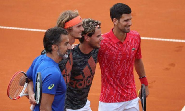 El tenis volvió con un torneo organizado por Djokovic