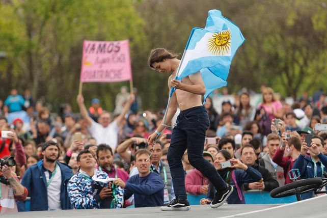 Iñaki celebrando en Buenos Aires.&nbsp;