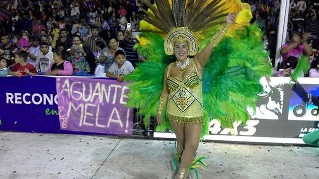 La presidenta del Concejo de Reconquista bailó en la última noche de carnaval