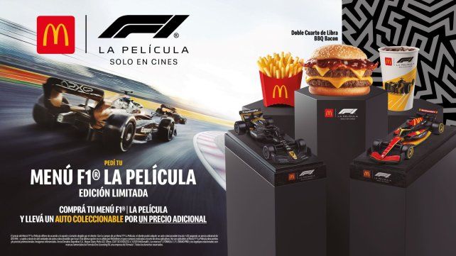 McDonalds pisa el acelerador con el regreso del Menú F1 ®, ahora con autos coleccionables McDonalds pisa el acelerador con el regreso del Menú F1 ®, ahora con autos coleccionables