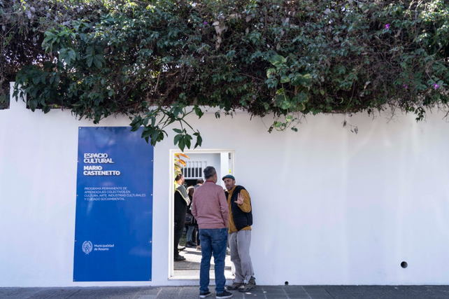 El Centro Cultural Mario Castenetto se inauguró el lunes en el pasaje Azurduy.&nbsp;