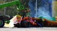 Video: El dramático accidente de Leclerc que cambió la carrera y benefició a Colapinto