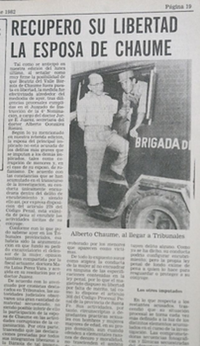 El pornógrafo en uno de los traslados