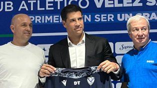 Sebastián Domínguez fue presentado como nuevo técnico de Vélez