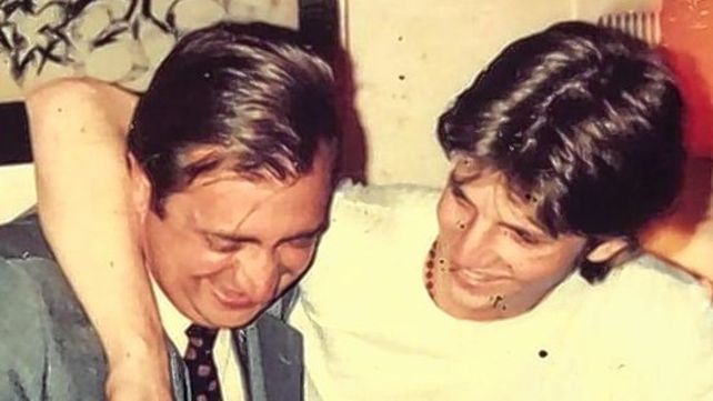 Facundo Arana junto al médico que salvó su vida.