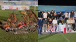 Con un asado desde el campo de juego, Estudiantes de Río Cuarto celebró el ascenso. Con un asado desde el campo de juego, Estudiantes de Río Cuarto celebró el ascenso.