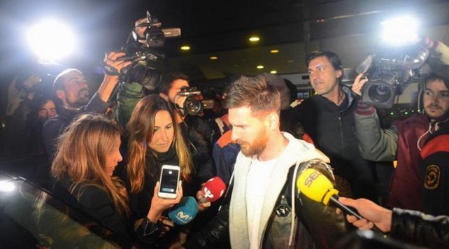 Lionel Messi llegó a Barcelona tras la sanción de la FIFA