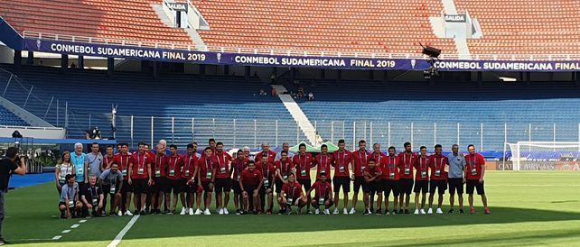 Colón ya sintió lo que es pisar la Nueva Olla, sede de la final de la Sudamericana