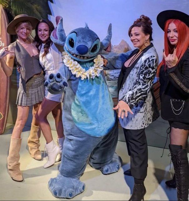 Bandana se presentó en la premier de la película Lilo & Stitch de Disney en Buenos Aires.
