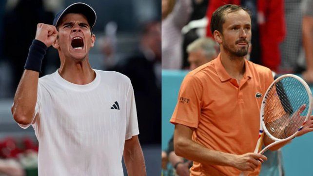 Medvedev y Jódar avanzaron a semifinales en el Masters de Shanghái