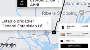 Uber ya funciona en la ciudad de Santa Fe y ofrece traslado de personas