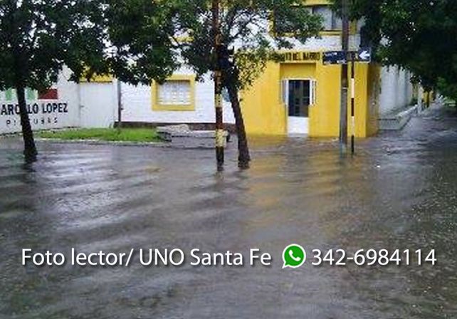 Así estaba la esquina de Domingo Silva y Francia en barrio Pro Adelanto Barranquitas. Gentileza: Freddy Pennisi