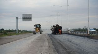 La ampliación de la autopista Rosario-Santa Fe comenzó en enero.