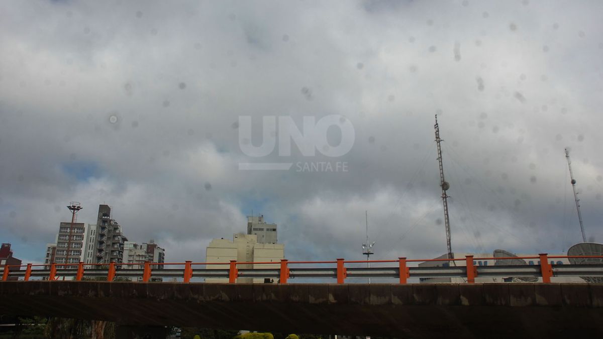 Rige un alerta por tormentas fuertes y severas para Santa Fe